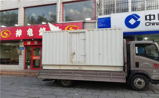 巴宜出租发电机施工案例